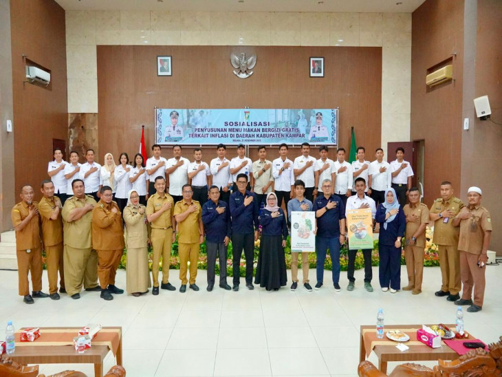 Pemkab Kampar Lakukan Sosialisasi Penyusunan Menu Makan Bergizi Gratis (MBG)