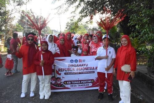 Semarak Kemerdekaan RI Ke-81, Himpaudi Kecamatan Bengkalis Gelar Pawai Ceria dan Pentas Kreasi Anak
