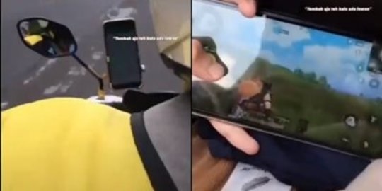 Kocak Sopir Ojol Minta Tolong Penumpang Lanjutkan Main Game Saat Perjalanan