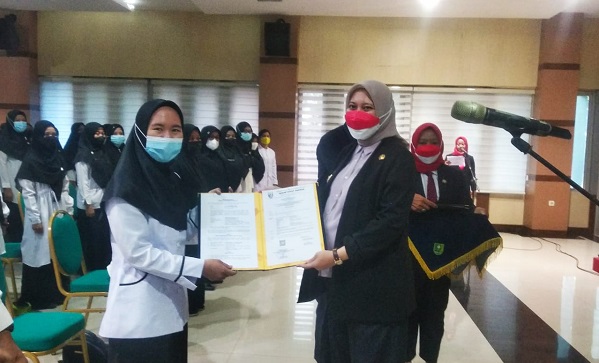 Bupati Inhu Lantik Tenaga PPPK  Fungsional Guru