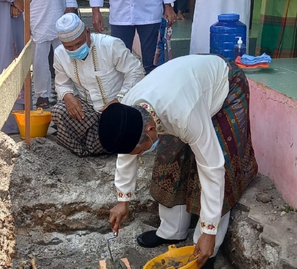 Wakil Wali Kota Ayat Cahyadi Lakukan Peletakan Batu Pertama Pembangunan Masjid Al Fatiha Bukit Senyum