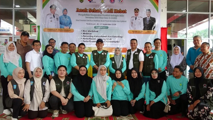 IDAI RIau  Lakukan Pemeriksaan Kesehatan Ratusan Anak di Sungai Guntung