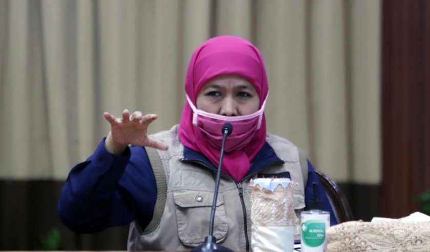 Kasus Covid-19 Masih Tinggi Tapi Tak Ada PSBB, Khofifah: Jangan Berlonggar-Longgar Ria...