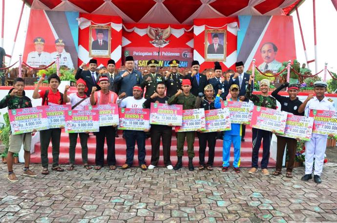 AKN Bengkalis dan Arto Moro Juara Napak Tilas