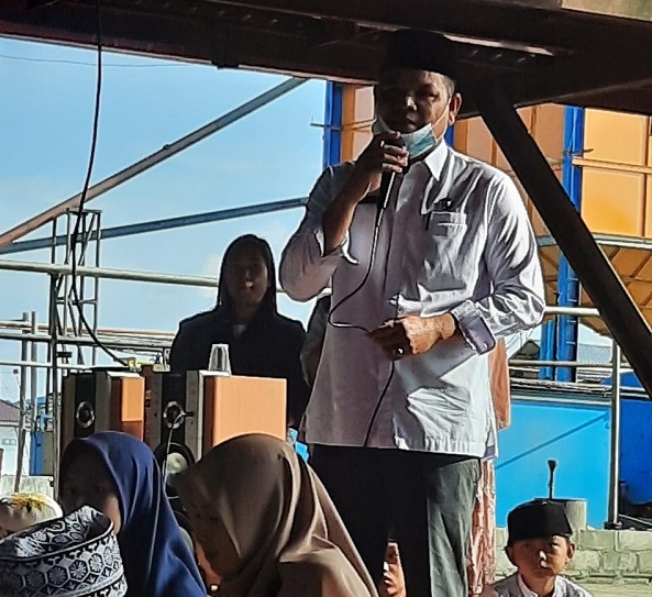PT Mahato Inti Sawit Bantu Anak Yatim di Tambusai Utara-Rokan Hulu.