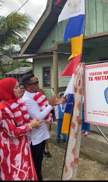 Prioritaskan Pendidikan, Bupati Resmikan Beroperasinya TK Miftahul Jannah di Kuala Tolam