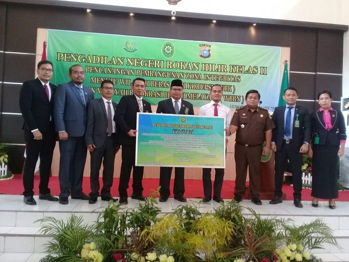 Enam Langkah Pencanangan Pembangunan Zona Integritas di PN Rohil