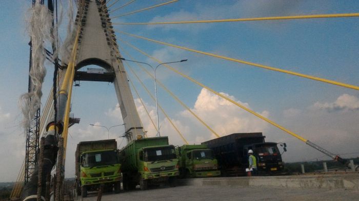 Hari Ini, Jembatan Sultan Abdul Jalil Diuji Coba Selama Dua Jam