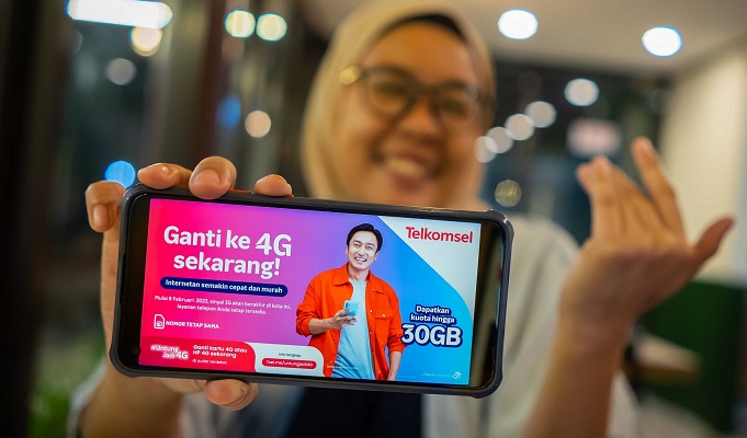 Telkomsel Lanjutkan Upgrade  Layanan 3G ke 4G/LTE di 300 Kota/Kabupaten Mulai Februari