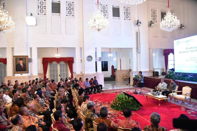 Di Istana Negara, Gubri Hadiri Rakernas Akuntansi dan Pelaporan Keuangan Pemerintah 2016