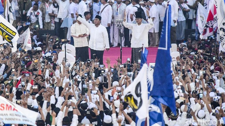 Bikin Merinding! Prabowo: Ini Adalah Rapat Akbar Terbesar dalam Sejarah Politik Indonesia