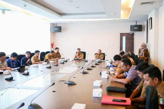 Penanggulangan Banjir Sungai Dumai, Pemkot  Rapat Verifikasi DPPT Bersama  PUPRPKPP Riau