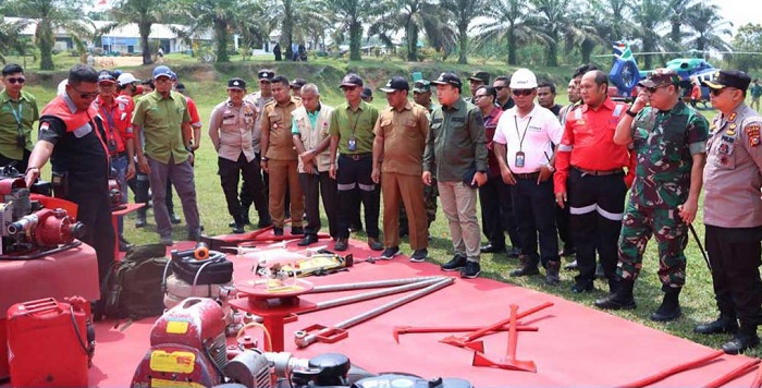 Wabup Siak dan Forkopimda Pantau Kesiapan Penanggulangan Karhutla di  Sejumlah Lokasi
