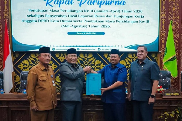 Pemerintah Terima Laporan Hasil Reses dan Kunker DPRD Dumai