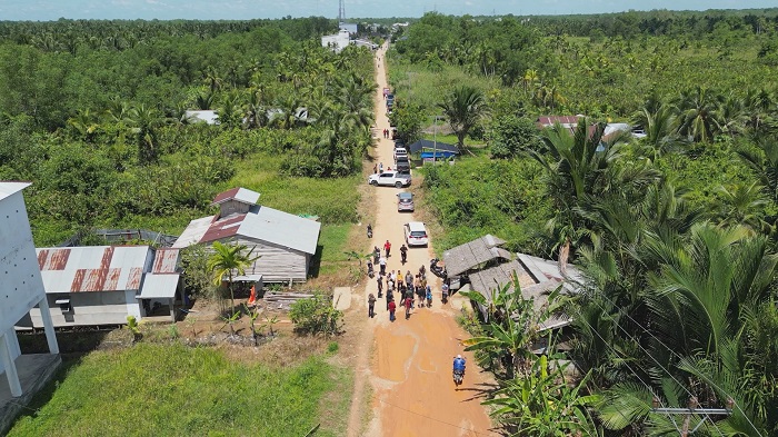Bupati Herman Intruksikan Pengerjaan Jalan Penghubung Sungai Luar - Sungai Empat Segera Dilaksanakan