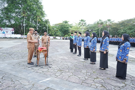 Bupati Inhil Lantik 3.983 PPPK Paruh Waktu Di Lingkungan Pemkab Inhil