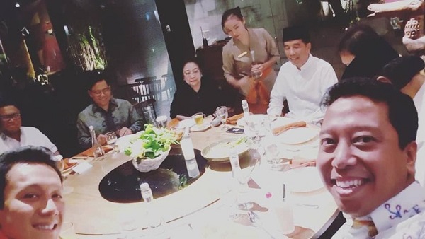 RAPAT SERIUS, Didampingi Mega, Jokowi Bertemu Sejumlah Ketua Umum Partai Koalisi Tengah Malam Tadi