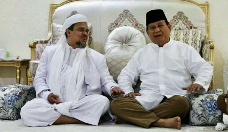 Lunasi Utang Janji, Prabowo  Tetap Ingin Pulangkan Habib Rizieq ke Tanah Air