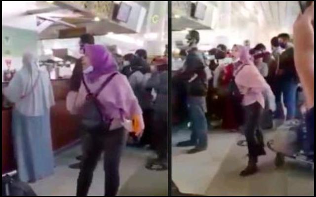Gagal Terbang, TKW Ngamuk di Bandara, 'Ayo Lawan Saya, Suruh Kesini Presiden Jokowi Kalau Emang Mau Bantu Rakyat'