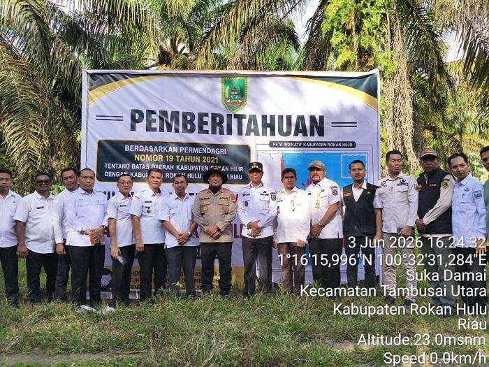 20 Tahun Tak Kunjung Tuntas, Pemkab Rohil Hentikan Aktivitas di Lahan Sengketa