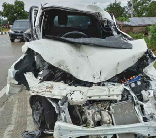 Lakalantas  di KM 24 Rimbo Panjang Kampar, 4 Meninggal, 1 Orang Luka Parah