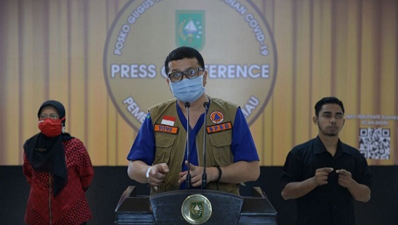 Hari ini, Positif Covid-19 di Riau Bertambah Satu Orang, Pasien Warga Lampung