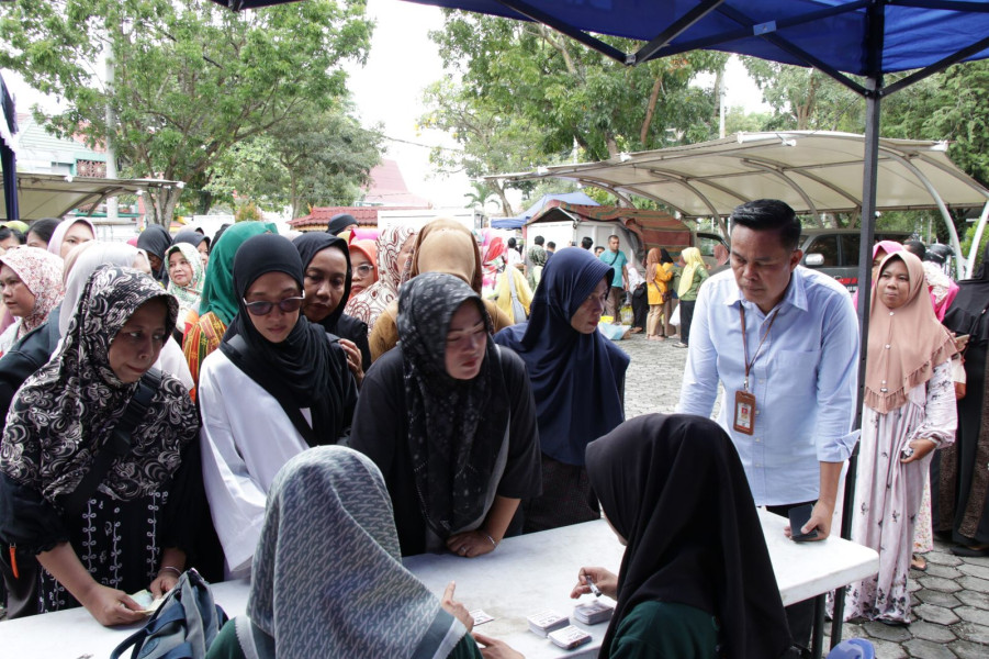 GPM di Cut Nyak Dhien, Seluruh Komoditas Pangan Habis Terjual