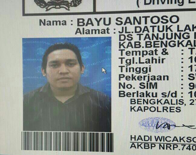 Inilah Bayu Santoso, Korban Pembunuhan Sadis dan Dimutilasi di Rupat