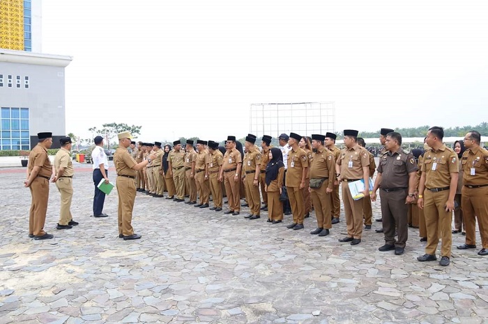 Sekda Mengecek Langsung Tingkat Kehadiran ASN Tinggi