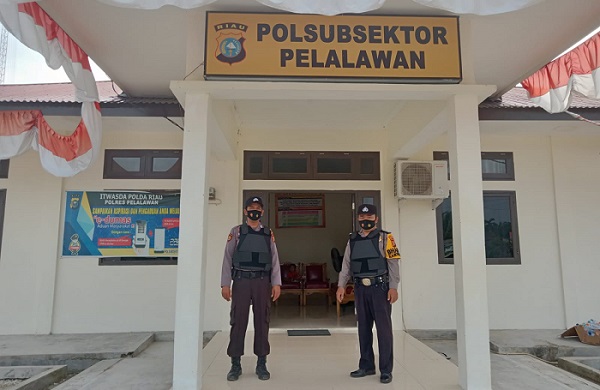 Polsubsektor Pelalawan Tingkatkan Penjagaan Kamtibmas di Malam Hari