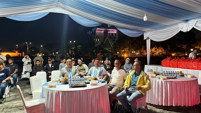 Ribuan Warga Nobar Final Piala Dunia Spanyol-Argentina  Bersama Plt Gubernur Riau