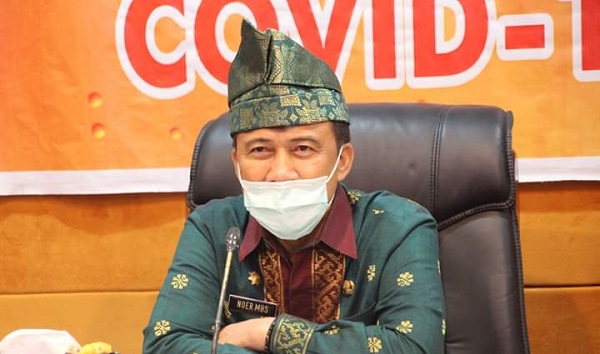 Finalisasi Perda RTRW, Sekda Pekanbaru M Noer  Melakukan Video Conference dengan Kemendagri