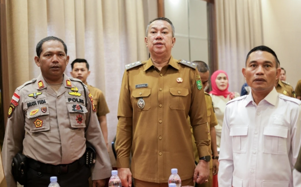 Wakil Bupati Kepulauan Meranti Ikuti Rakor Pembinaan Forkopimda yang Ditaja Kemendagri