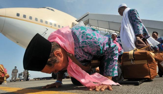 Ini Rombongan Jamaah Haji Riau yang Tiba Pagi Tadi...
