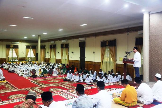 Sambut Tahun Baru Islam, SD Negeri 01 Suak Lanjut Bershalawat