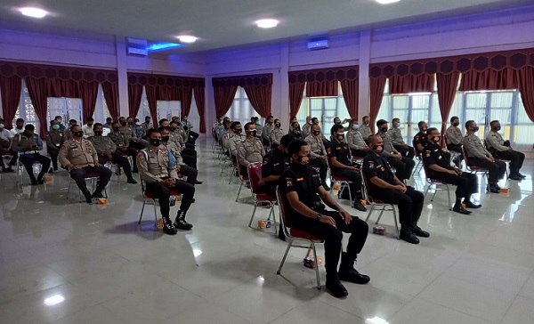 Polres Kuansing Gelar Pelatihan Kemampuan Tracer Covid-19