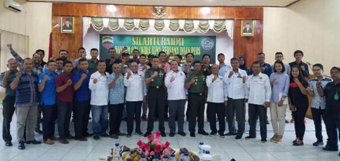 Danrem 031/Wira Bima Silaturahmi Bersama Insan Pers di Riau