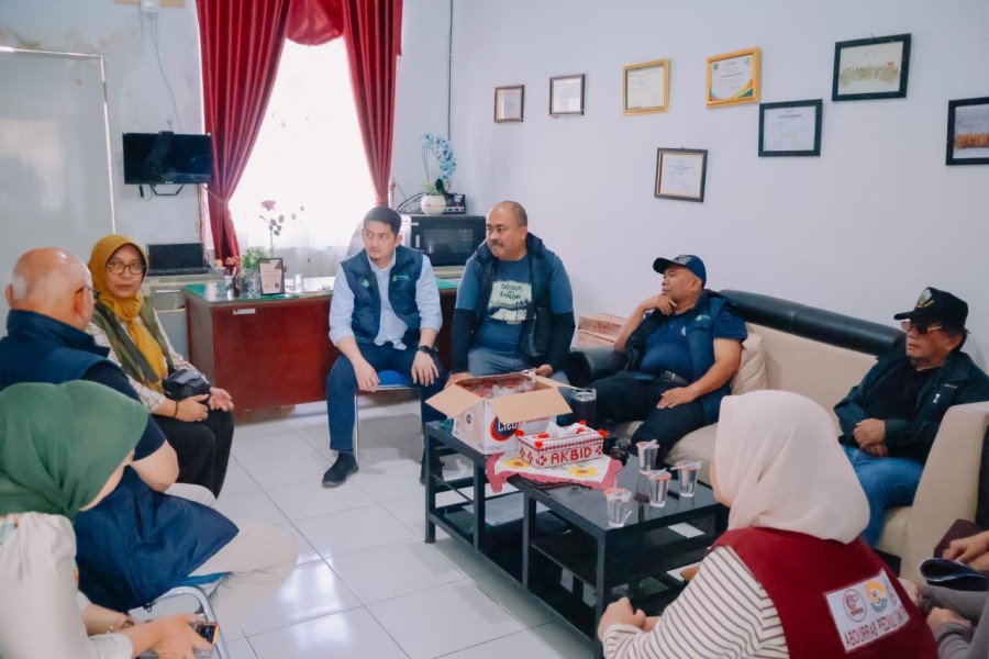 Tim PKM Universitas Abdurrab Audiensi dengan Puskesmas Batangtoru