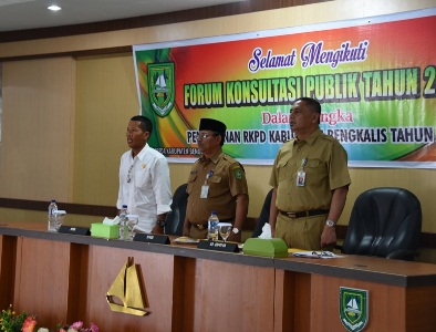 Gelar Konsultasi Publik, Sekda Bengkalis Minta SKPD Rekam Aspirasi Warga