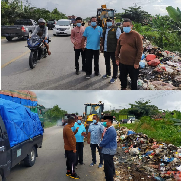 Kecamatan Payung Sekaki Bersama DPD LPM Atasi Sampah di Siak II