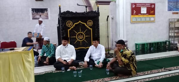 Silaturahim di Masjid Ar Rahmah  Benai, Andi Putra Ajak Masyarakat Kembali  Rajut Kebersamaan