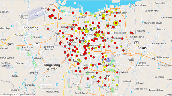 Pemprov DKI Jakarta Update Sebaran 304 Pasien Pisitif Corona, Begini Penampakannya....