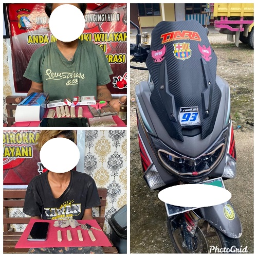 Polisi Tangkap Dua Pemuda di Sungai Buluh Terkait Kepemilikan Daun Ganja