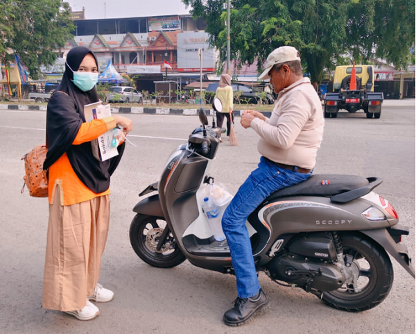 Kualitas Udara Memburuk, Dinkes Siak Bagikan 119.500 Masker Gratis