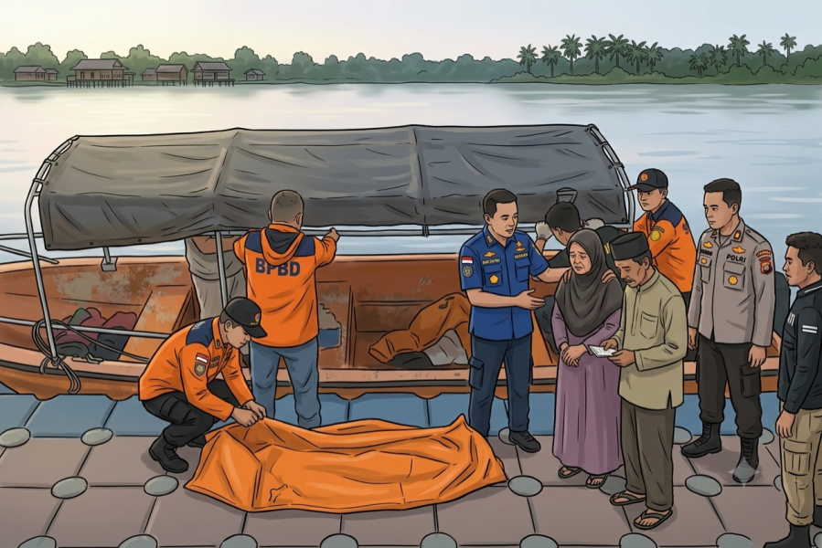 Tenggelam Saat Berenang di Sungai Siak, Remaja Ditemukan Meninggal Dunia