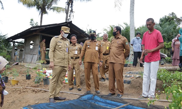 Wabup Rohul Tinjau Persiapan Lomba Hatinya PKK di Desa Kumain