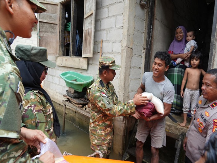 Sungai Silam Meluap, 55 Rumah Warga Terendam Banjir Setinggi Paha Orang Dewasa