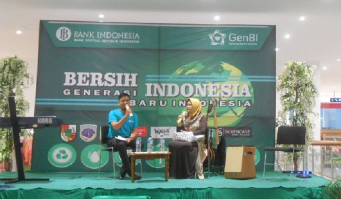 Gandeng Pemko, Bank Sampah dan Walhi, GenBI Riau Galakkan 'Bersih Indonesia'