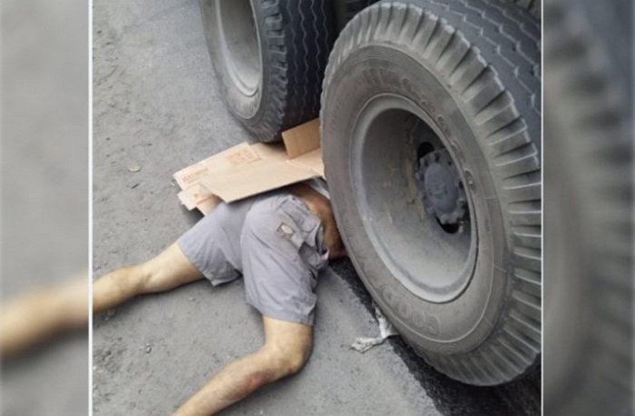 Ngeri! Aguan Tewas Dilindas Truk, Luka Robek di Perut, Dada Remuk, Tangan Patah