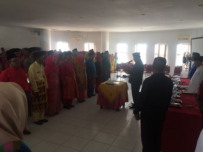 Bupati Rohil Kukuhkan 18 Korwilcam Pendidikan se- Rokan Hilir 